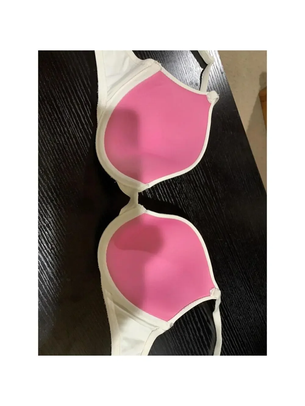 PINK victoria secret wear everywhere demi white bra 32 C multiway